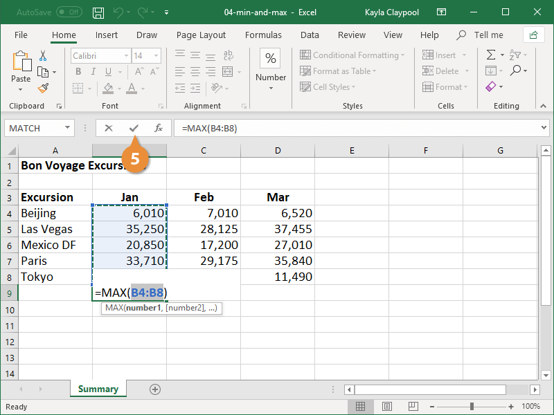 Create a MAX Formula