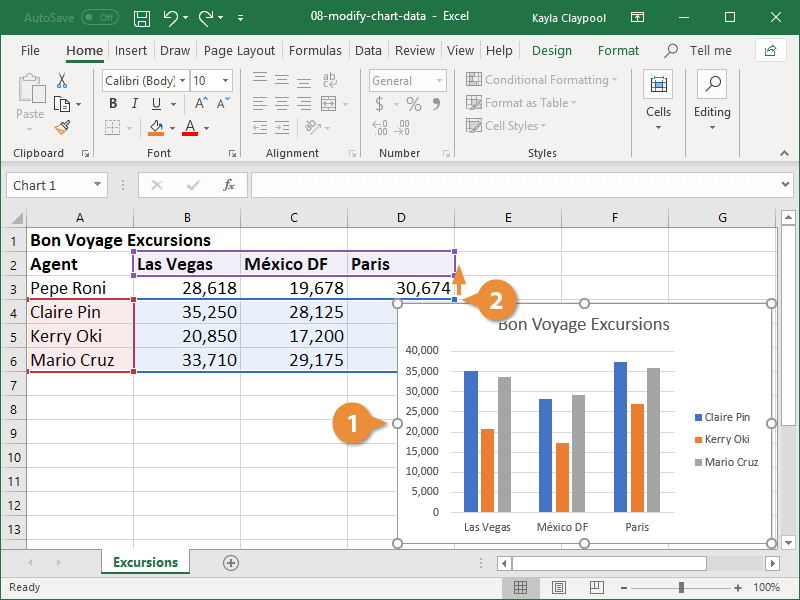 how to make custom graphs in excel for a mac