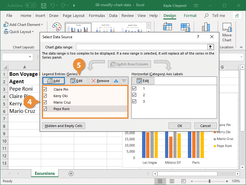 Modify Chart Data