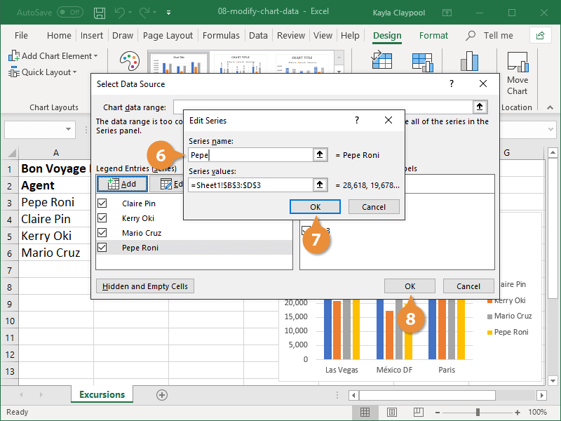 Modify Chart Data