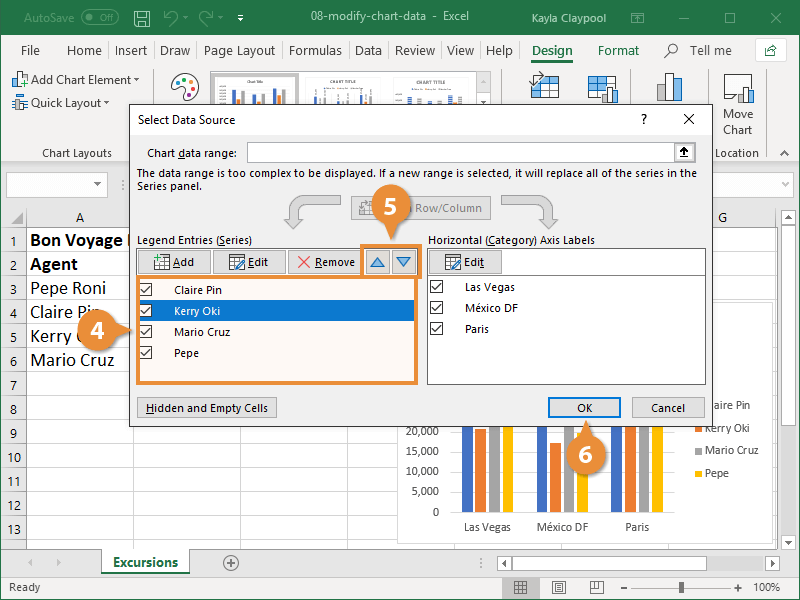 Modify Chart Data