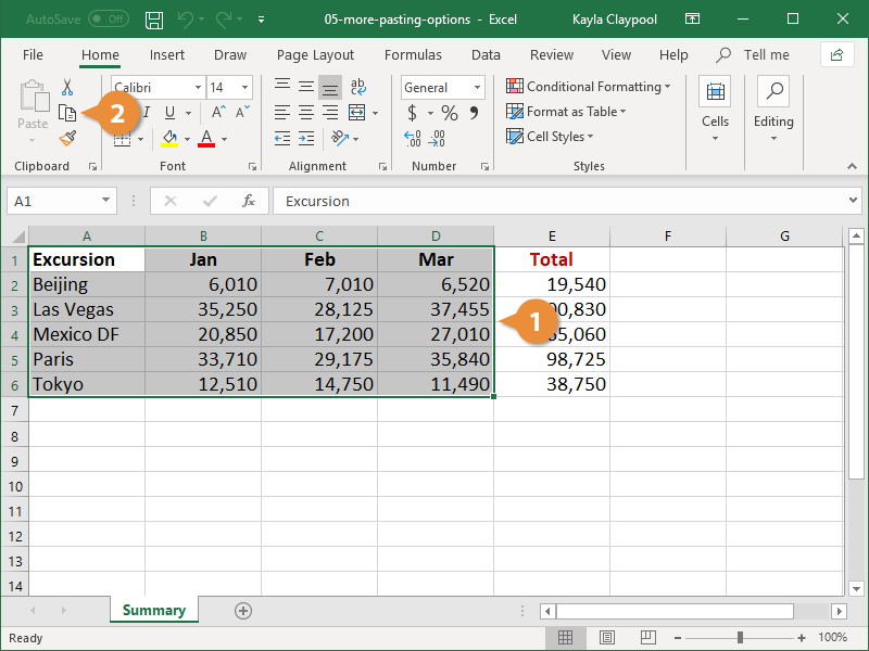 Transpose Data