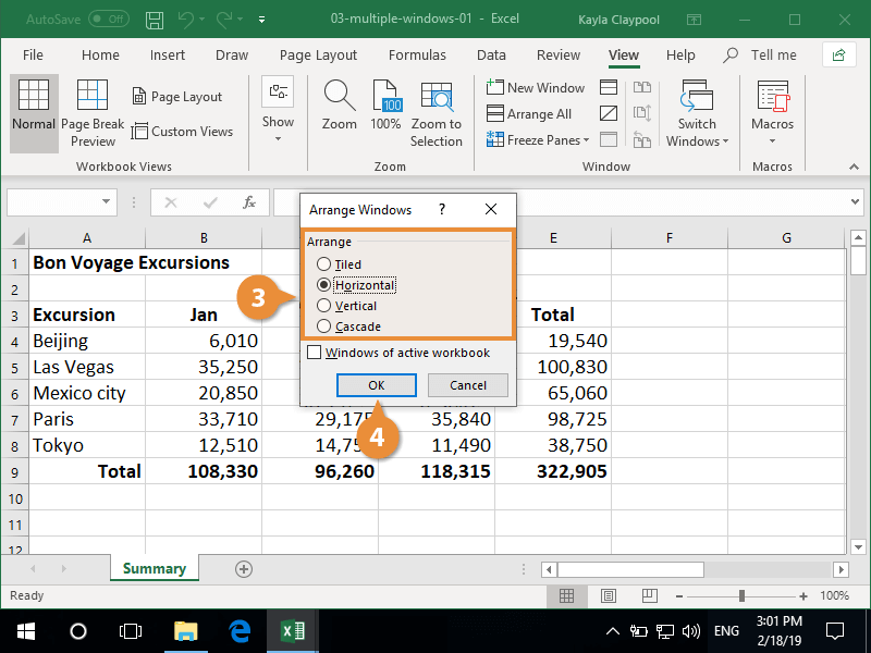 excel windows 10