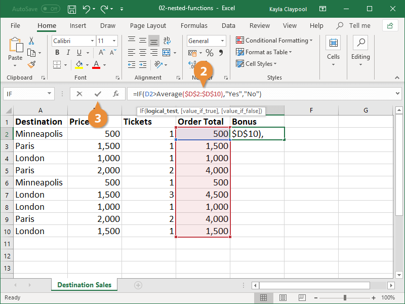 IInsert a Nested Function