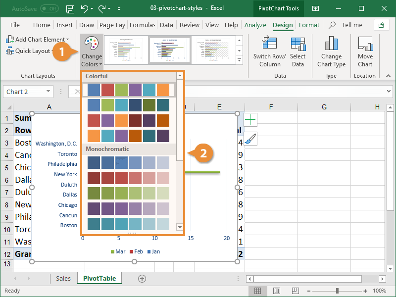 Change Chart Colors