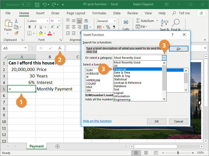 PMT Function 