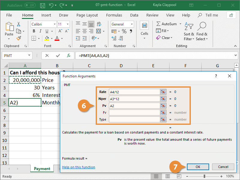 PMT Function 