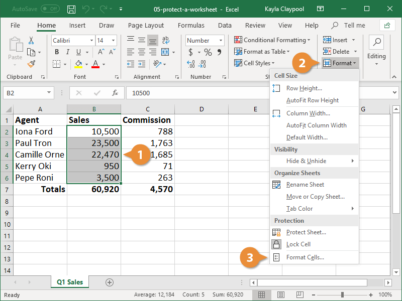 How To Lock Cells In Excel CustomGuide