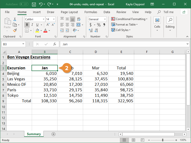Lặp lại trong Excel