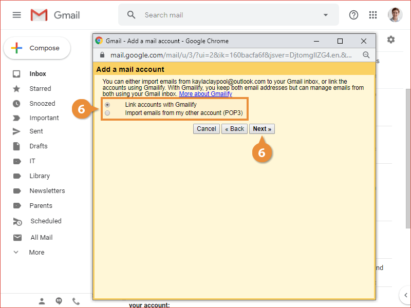 Add Other Email Accounts to Gmail