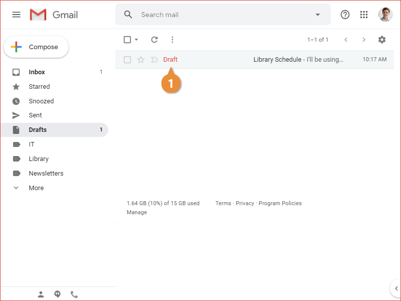 View Drafts and Sent Items