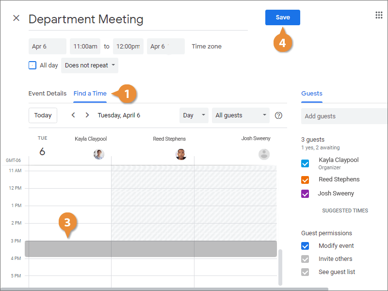 Find a Meeting Time