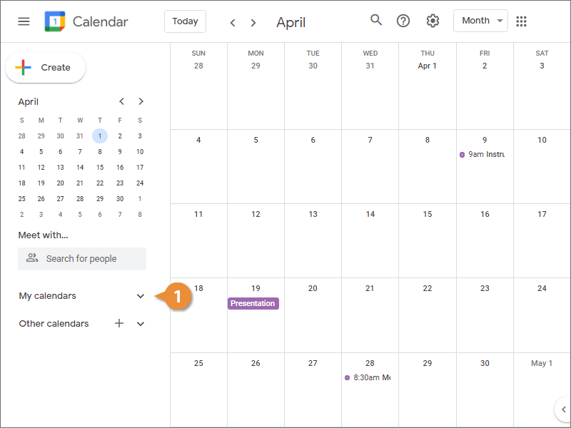 View And Hide Reminders CustomGuide