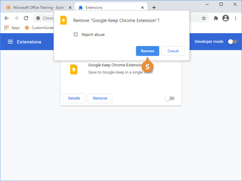 Access the Chrome Web Store