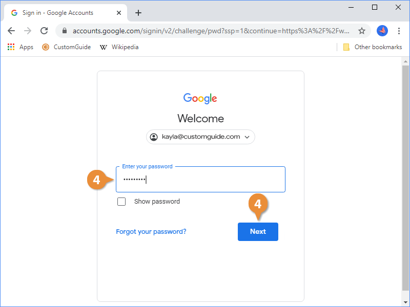 Enable Google Account Sync