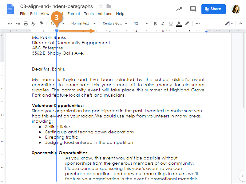 Align and Indent Paragraphs