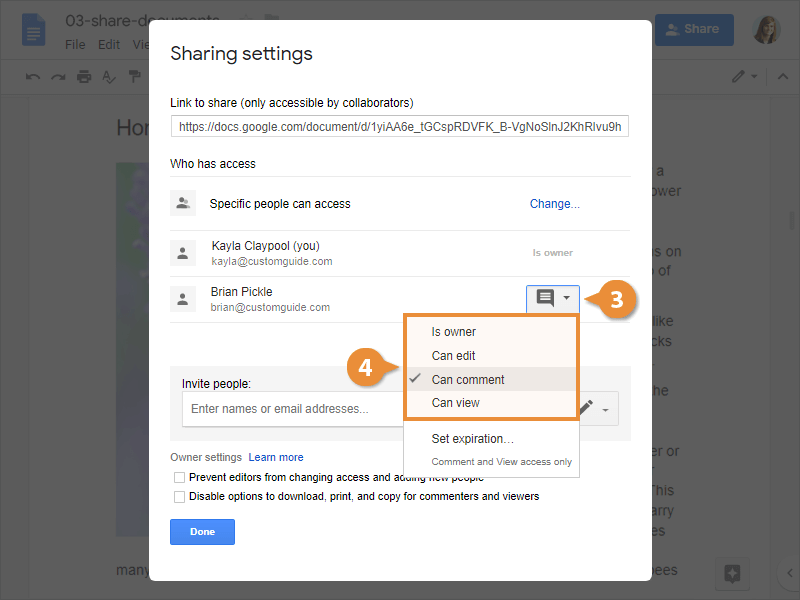 Share Documents