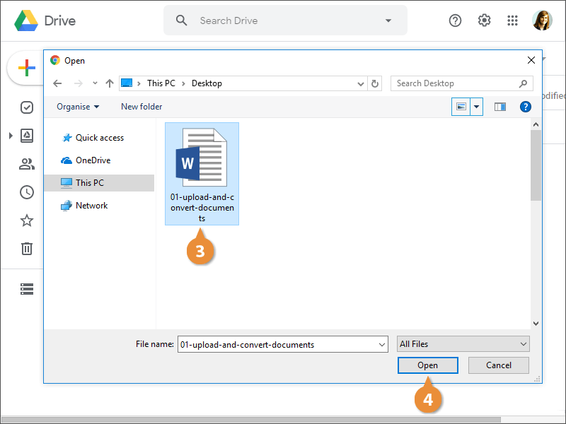 Upload and Convert Documents