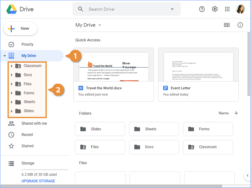 Google Drive Views