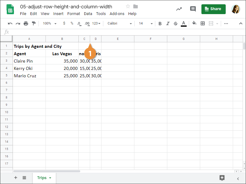 How to Adjust Row Height or Column Widht Automatically in Google Sheets.