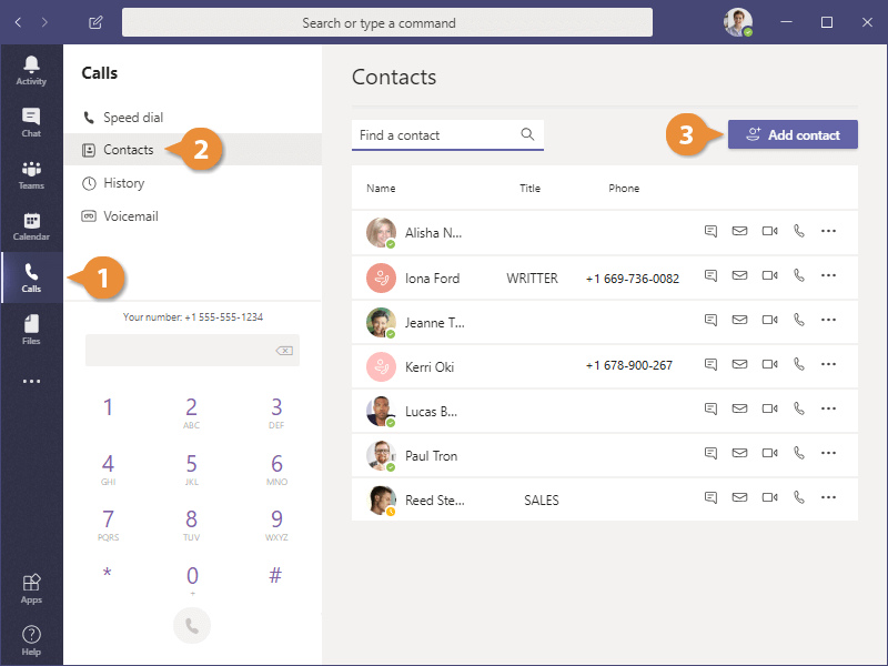 Add and Organize Contacts