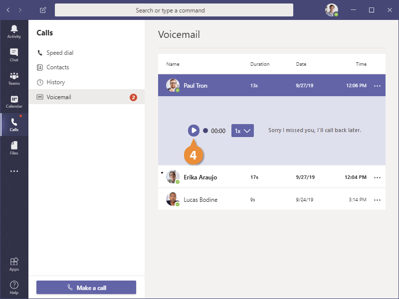 how to set up voicemail message in teams how to set up voicemail message in teams
