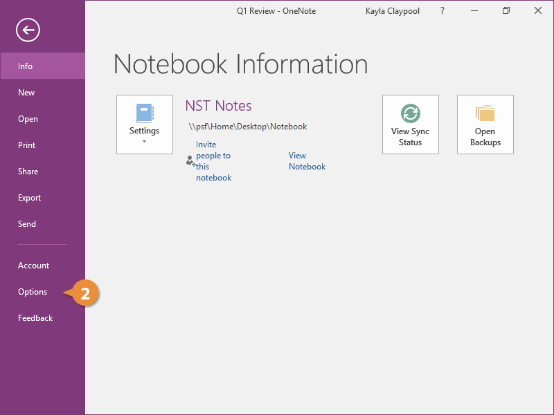 Notebook Backup