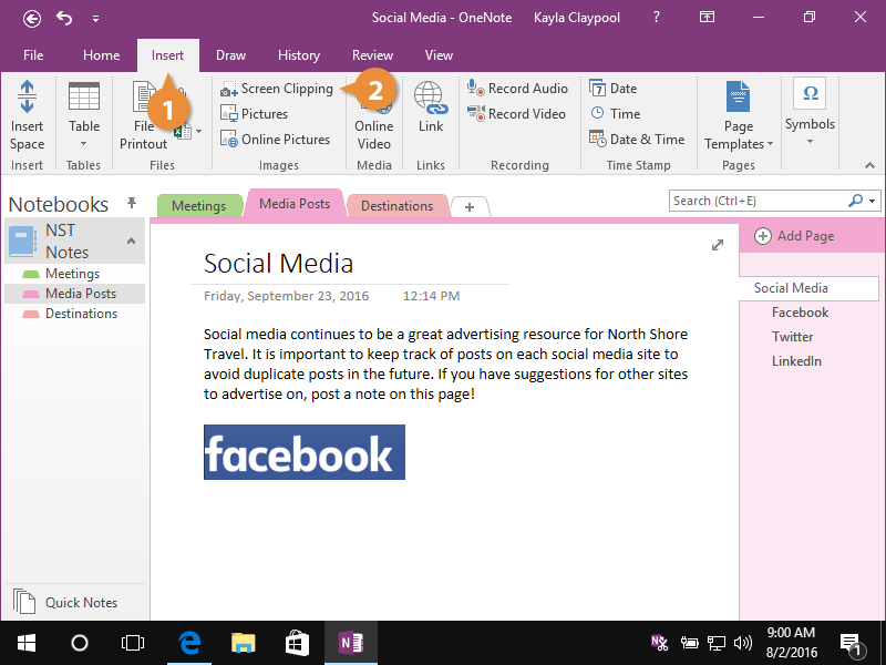 Capture Screen Clippings with OneNote