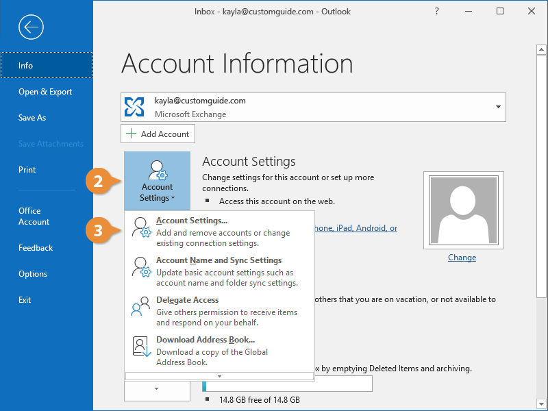 Manage Additional Accounts