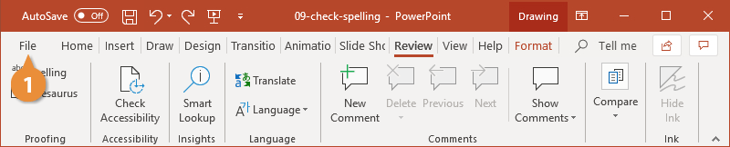 Spell Check in PowerPoint | CustomGuide