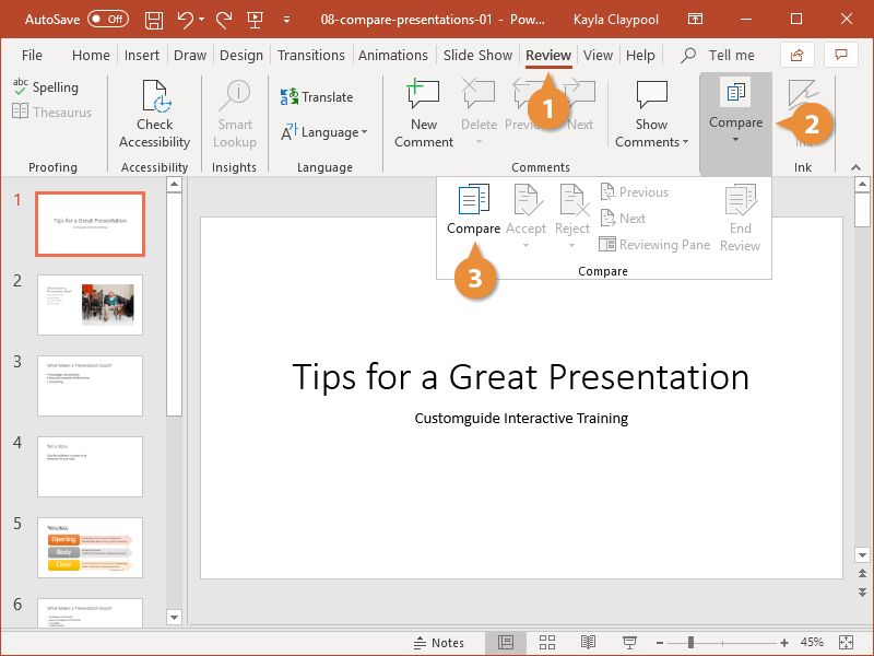 Compare Presentations