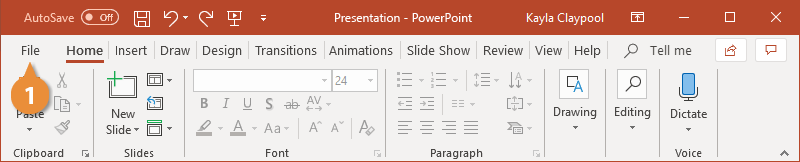 Create a New Presentation