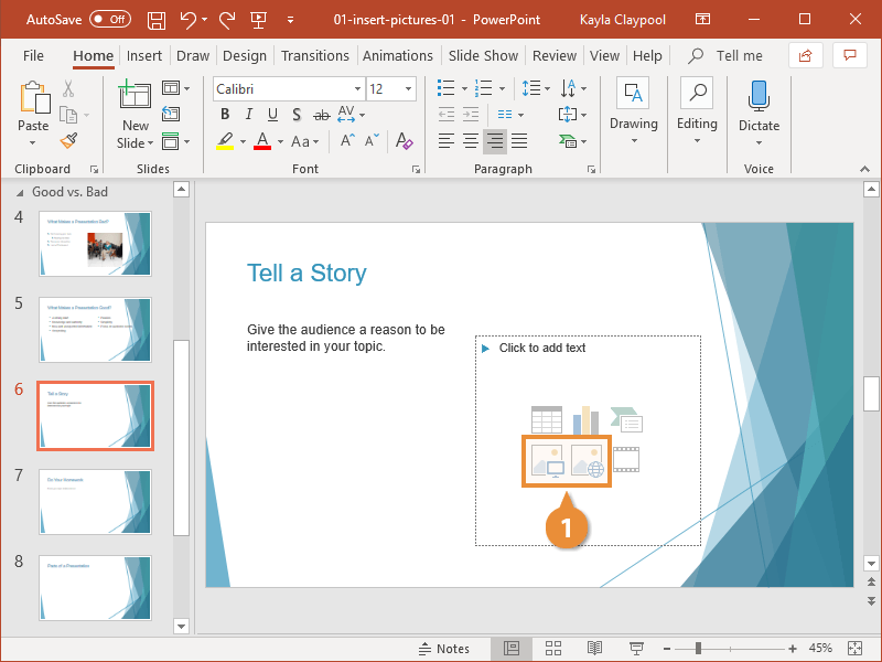 Powerpoint Pictures Customguide