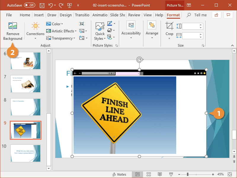 PowerPoint Remove Picture Background CustomGuide
