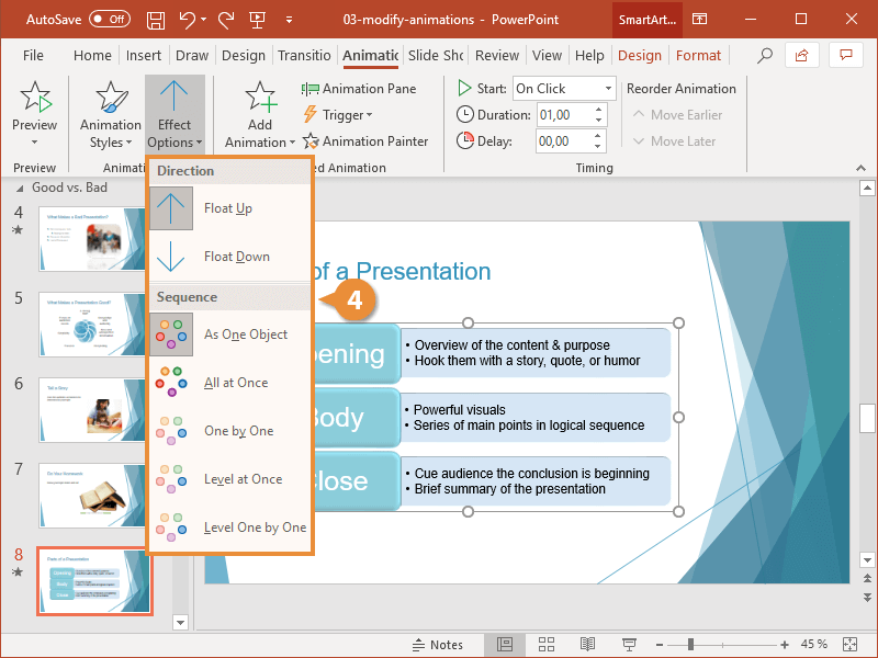 Custom Animations in PowerPoint | CustomGuide