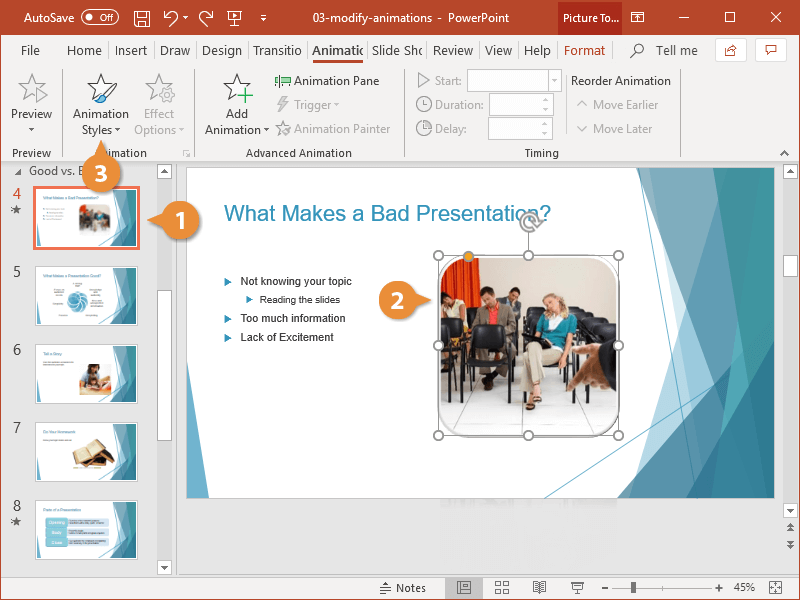 Custom Animations In PowerPoint CustomGuide