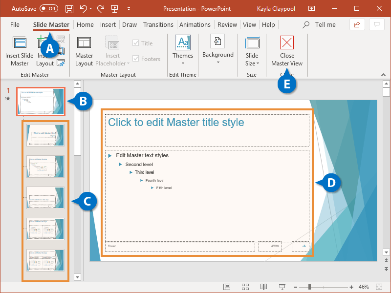 how to make a powerpoint presentation using slide master