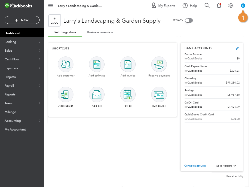 QuickBooks Logout