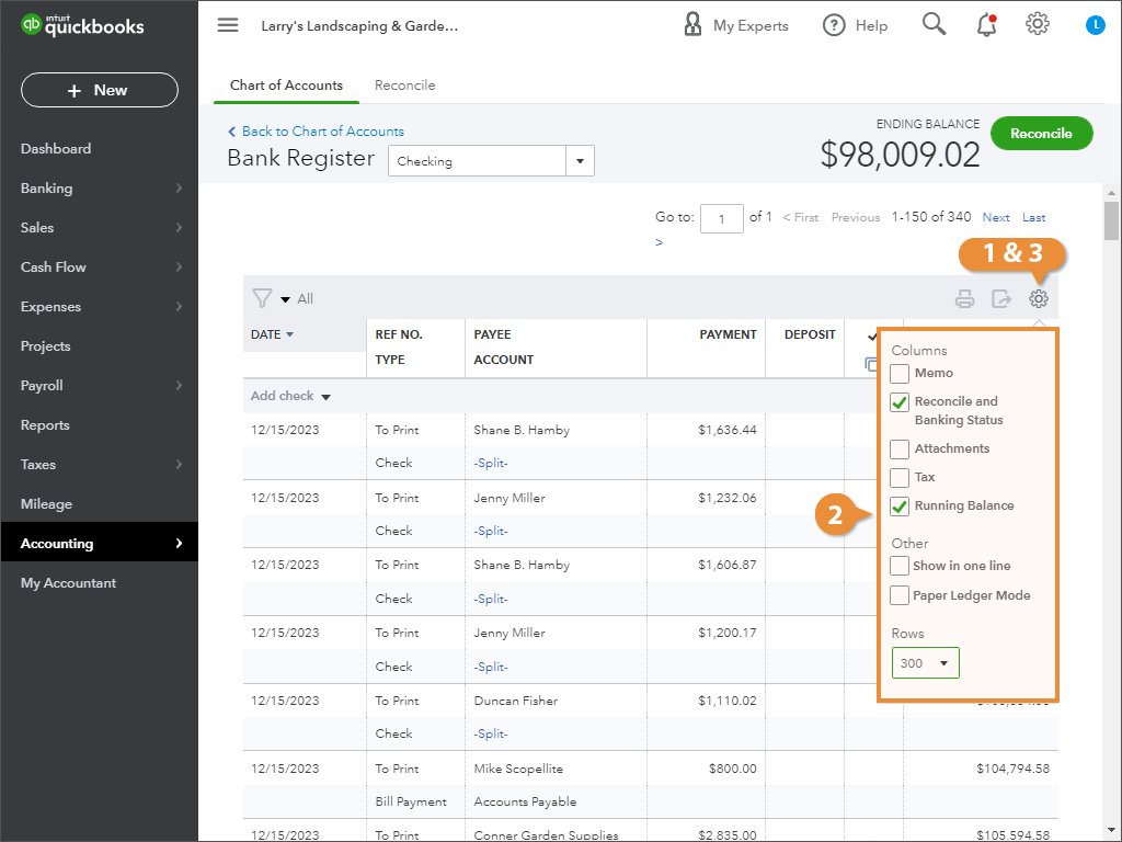 Customize the Register View