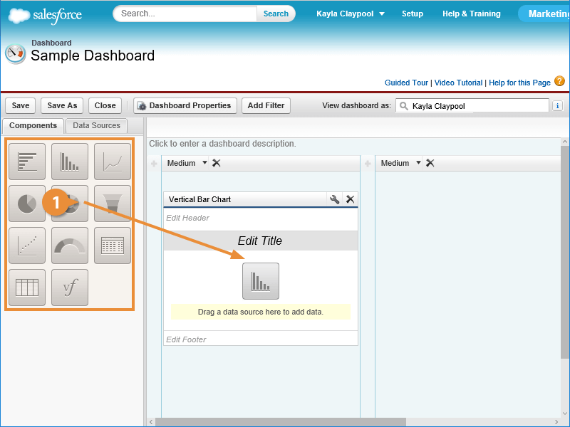 Add a Dashboard Component