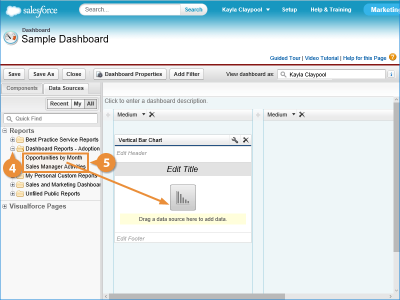 Add a Dashboard Component