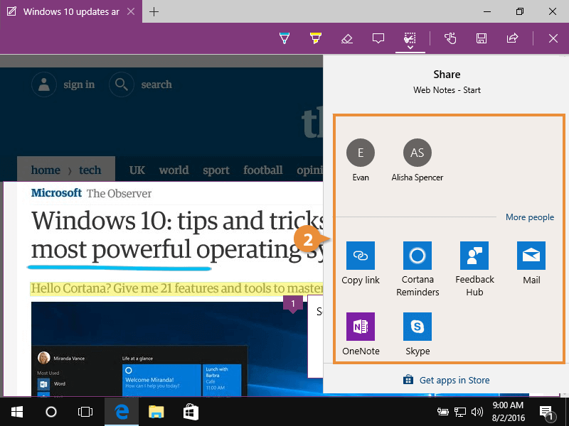 Microsoft Edge in Windows 10 | CustomGuide