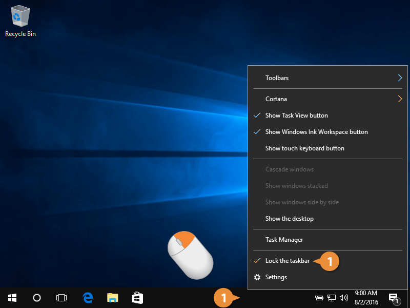 Move And Resize The Taskbar In Windows 10 Customguide