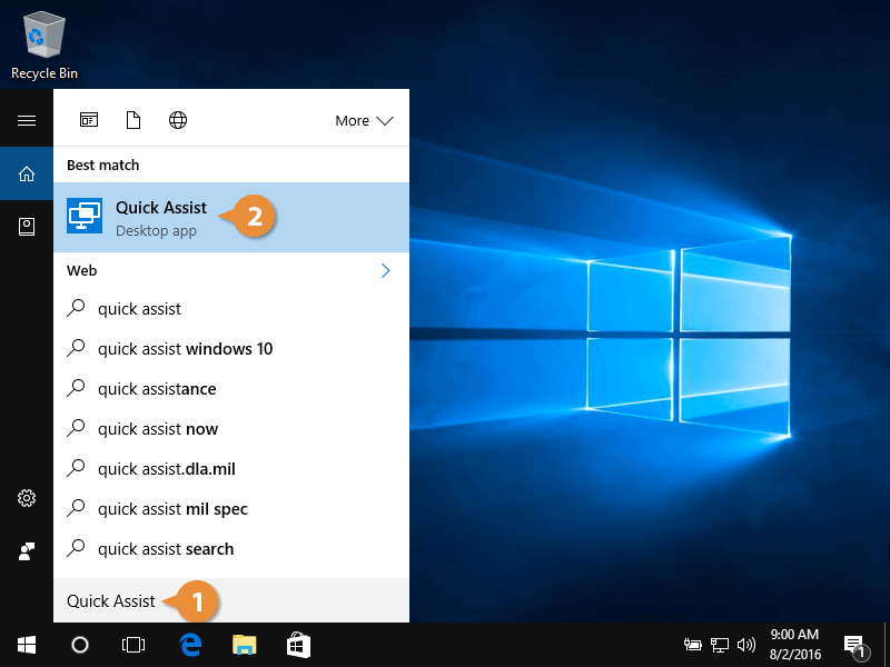 windows 10 quick assist app download