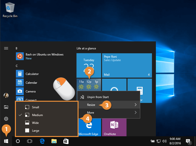 The Start Menu