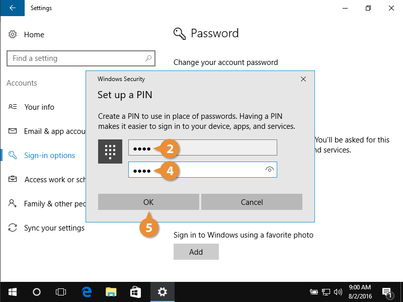 User Accounts In Windows 10 Customguide