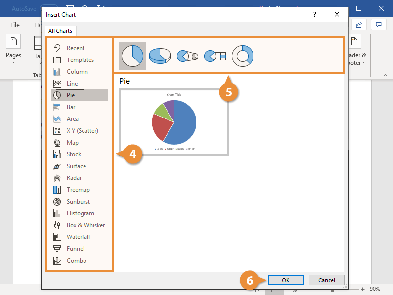 Insert a Chart