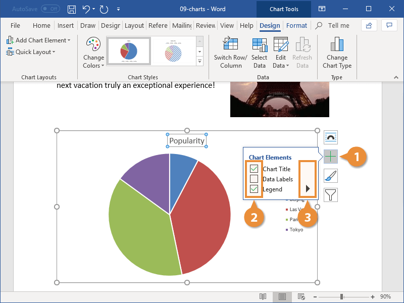 Modify Chart Elements