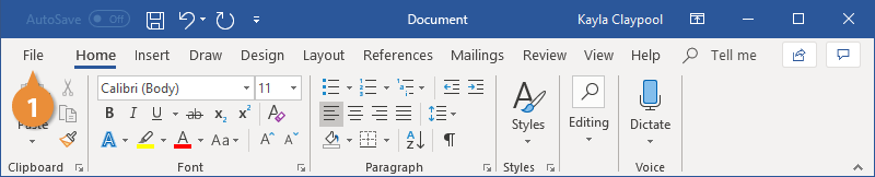 Create a Blank Document