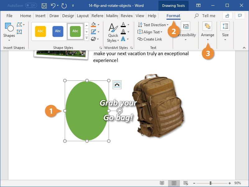 Flip or Rotate an Object